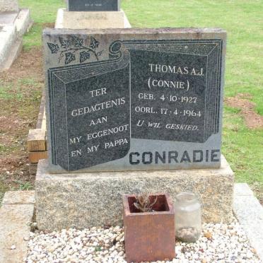 CONRADIE Thomas A.J. 1927-1964