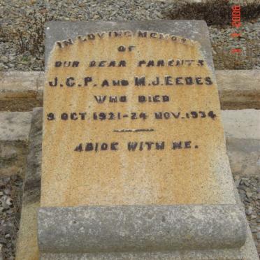 EEDES J.C.P. -1921 &amp; M.J. -1934