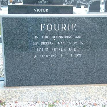 FOURIE Louis Petrus 1912-1977