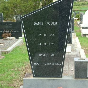 FOURIE Danie 1933-1975