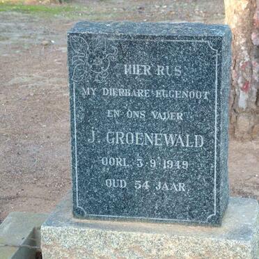 GROENEWALD J. -1949