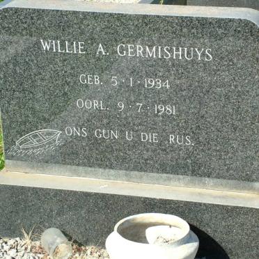 GERMISHUYS Willie A. 1934-1981