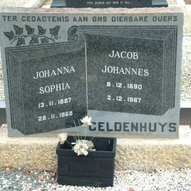 GELDENHUYS Jacob Johannes 1890-1967 &amp; Johanna Sophia 1887-1968
