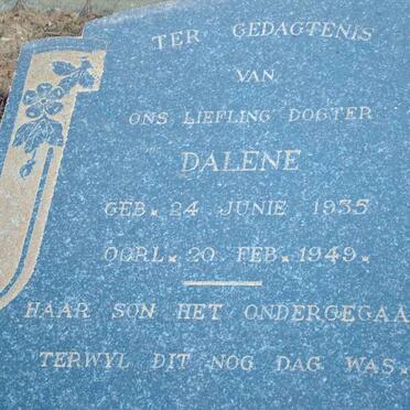 GROENEWALD Dalene 1935-1949