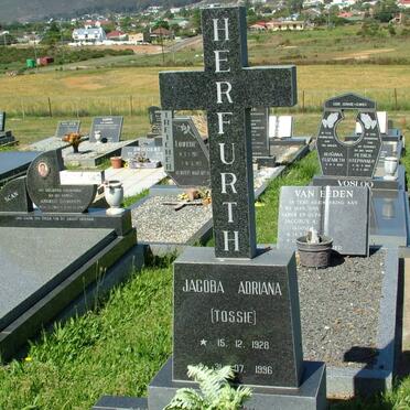HERFURTH Jacoba Adriana 1928-1996