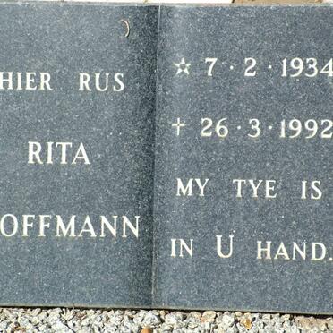 HOFFMANN Rita 1934-1992