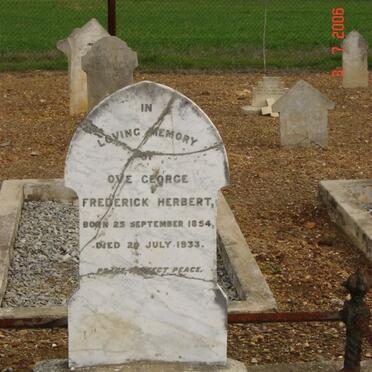 HERBERT Ove George Frederick 1854-1933