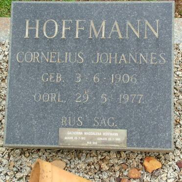 HOFFMANN Cornelius Johannes 1906-1977 &amp; Catherina Magdalena 1912-1985
