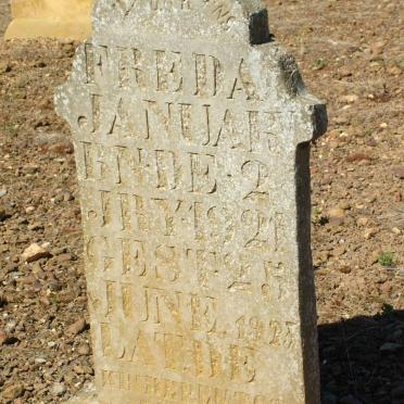 JANUARY Freda 1921-1925