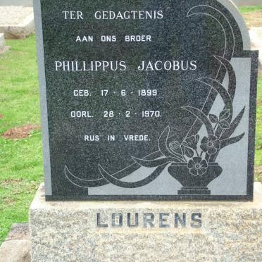 LOURENS Phillippus Jacobus 1899-1970