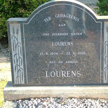 LOURENS Lourens 1906-1966
