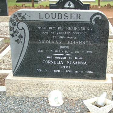 LOUBSER Nicolaas Johannes 1916-1973 &amp; Cornelia Susanna 1920-2004