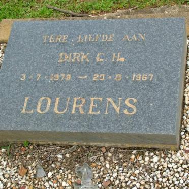 LOURENS Dirk C.H. 1879-1967