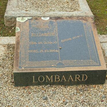 LOMBAARD Anna Elizabeth 1900-1964