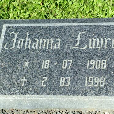 LOURENS Johanna 1908-1998