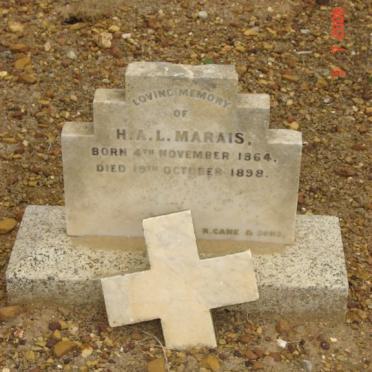 MARAIS  H.A.L. 1864-1898