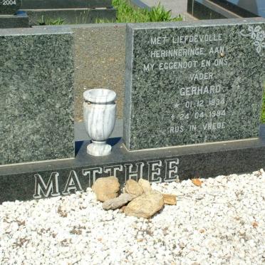 MATTHEE Gerhard 1934-1994