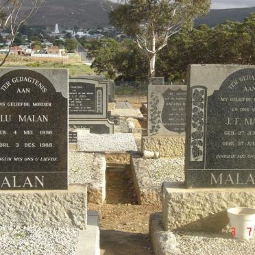 MALAN F.J. 1891-1953 &amp;  Lu 1896-1988
