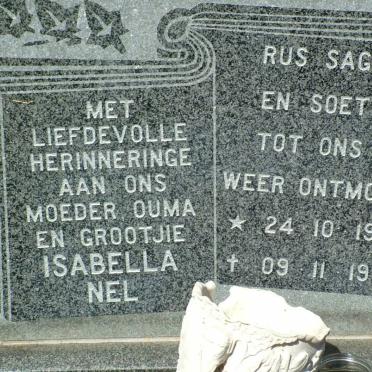 NEL Isabella 1909-1994