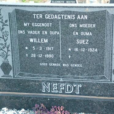 NEFDT Willem 1917-1990 &amp; Suez 1924-