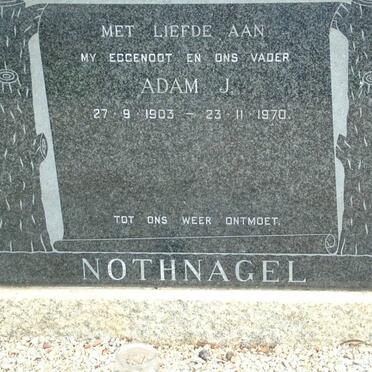 NOTHNAGEL Adam J. 1903-1970