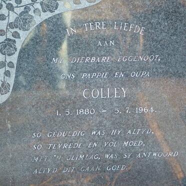 NEETHLING Colley 1880-1964 &amp; Susara P.D. 1893-1982