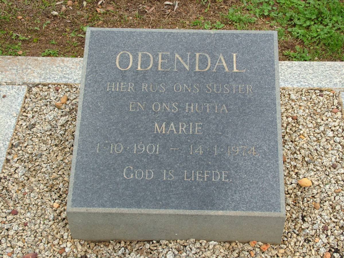 ODENDAL Marie 1901-1974