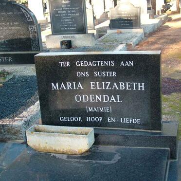 ODENDAL Maria Elizabeth
