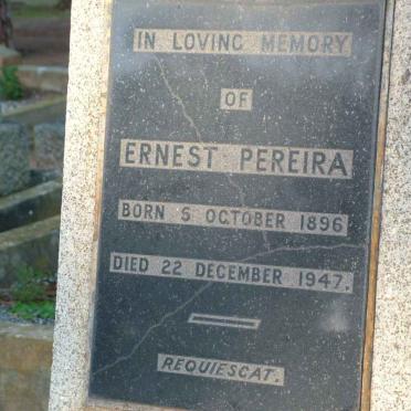 PEREIRA Ernest 1896-1947