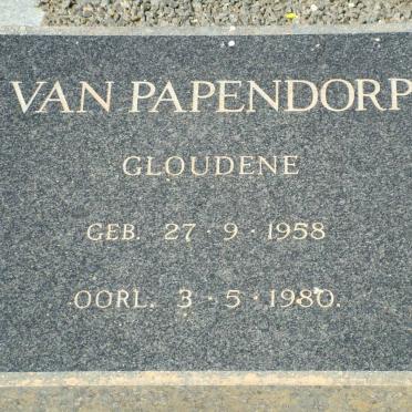 PAPENDORP Gloudene, van 1958-1980