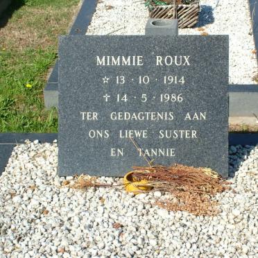 ROUX Mimmie 1914-1986