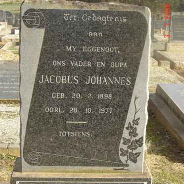 SPAMER Jacobus Johannes 1898-1977