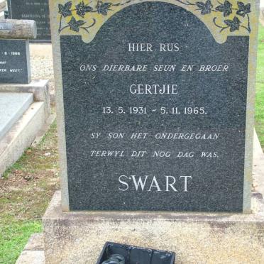 SWART Gertjie 1931-1965