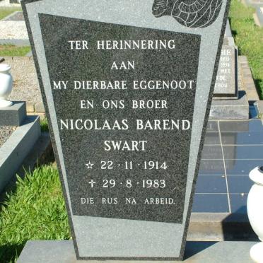 SWART Nicolaas Barend 1914-1983