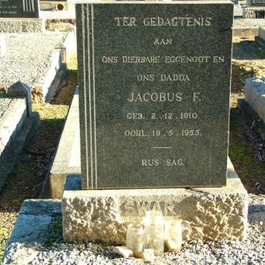 SWART Jacobus F. 1910-1955