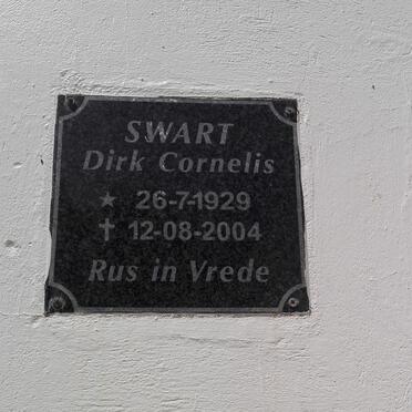 SWART Dirk Cornelis 1929-2004