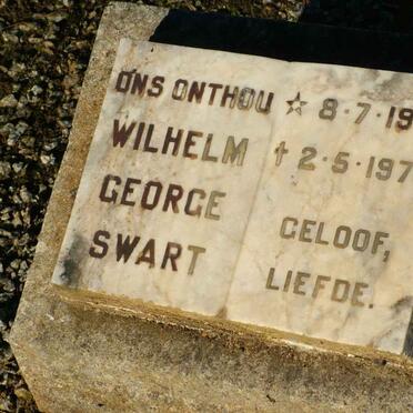 SWART Wilhelm George 1916-1976