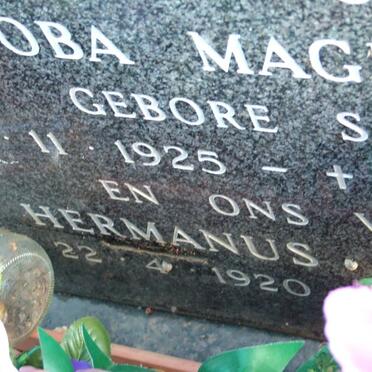 SWART Hermanus Jacobus 1920-1976 &amp; Jacoba Magdalena SMIT 1925-1975 _2