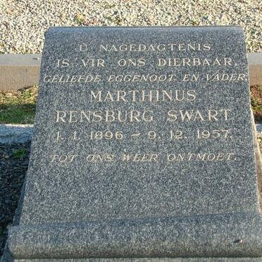 SWART Marthinus Rensburg 1896-1957 &amp; Abrahama Alberta DE JAGER 1901-1978 _2