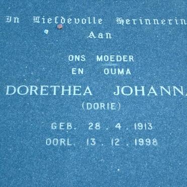 SWART Johannes Urbanus 1906-1985 &amp; Dorethea Johanna 1913-1998