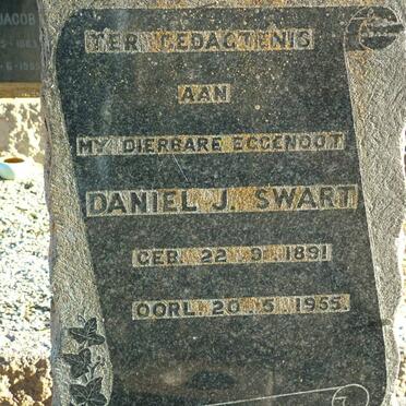 SWART Daniel J. 1891-1955