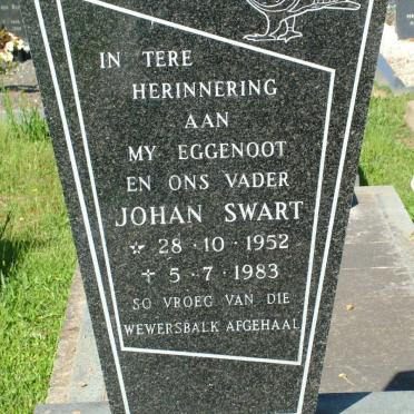 SWART Johan 1952-1983