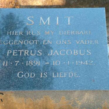 SMIT Petrus Jacobus 1891-1942