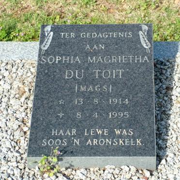 TOIT Sophia Magrietha, du 1914-1995