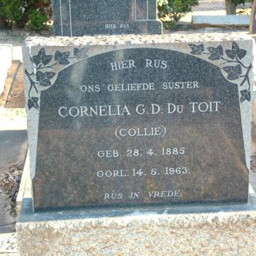 TOIT Cornelia G.D., du 1885-1963