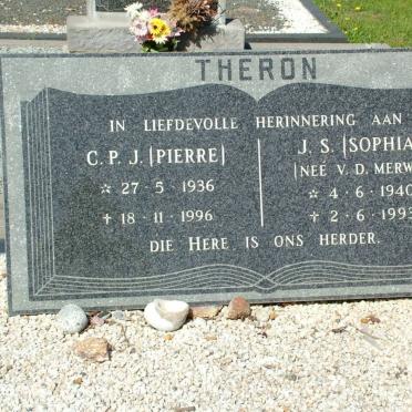 THERON C.P.J. 1936-1996 &amp; J.S. V.D. MERWE 1940-1993