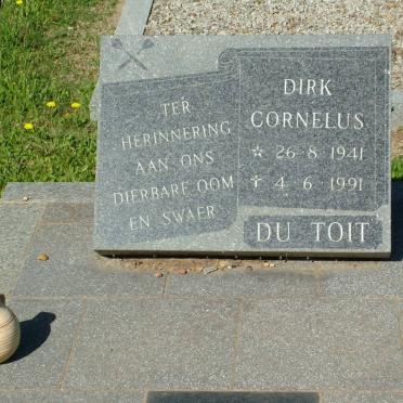 TOIT Dirk Cornelus, du 1941-1991