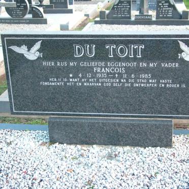 TOIT Francois, du 1935-1985