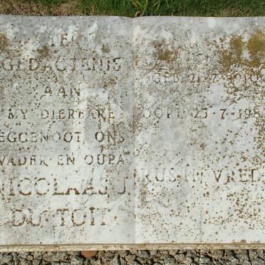 TOIT Nicolaas J. du, 1910-1987