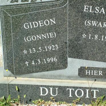 TOIT Gideon, du 1923-1996 &amp; Elsabé SWART 1934-